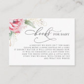 ベビー金ゴールド緑化要求カード用ブック エンクロージャーカード (正面)