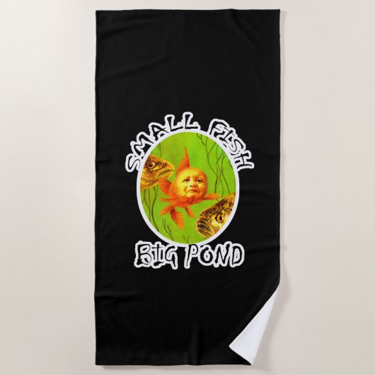 ベビー金魚ビーチタオル ビーチタオル (正面)