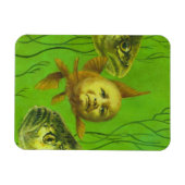 ベビー金魚変異柔軟マグネット マグネット (横)