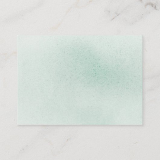 ベビー銀緑リクエストカード用の書籍 エンクロージャーカード (裏面)