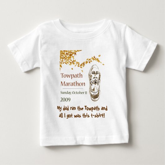 ベビー長袖 – パパ ベビーTシャツ (正面)