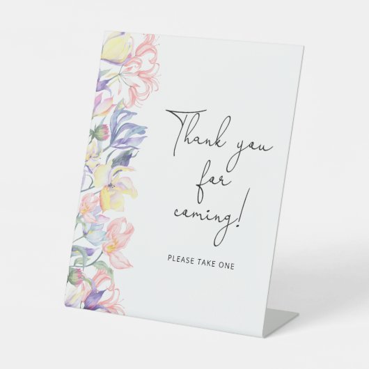 ベビー開花ありがとう来のポスター 台座サイン (正面)