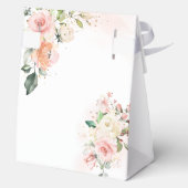 ベビー開花の赤ちゃんシャワーお願いボックス フェイバーボックス (裏面)