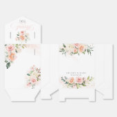 ベビー開花の赤ちゃんシャワーお願いボックス フェイバーボックス (見開き)