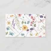 ベビー開花の赤ちゃんシャワーのギフトに関するメモ エンクロージャーカード (裏面)