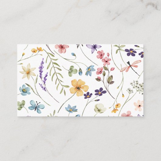 ベビー開花の赤ちゃんシャワーのギフトに関するメモ エンクロージャーカード (裏面)