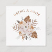 ベビー開花ダークTerracotta Boho本を持って来る エンクロージャーカード (正面)