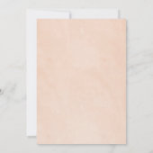 ベビー開花パンパスボホベイビーシャワー招待状 招待状 (裏面)