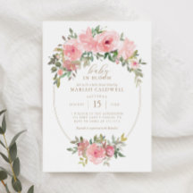 ベビー開花ピンクフローラ緑ベビーシャワー