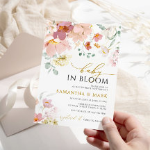 ベビー開花ピンク&赤ワイルドフラワーシャワー