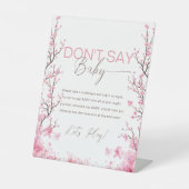 ベビー開花フローラさくらんぼブロッサムゲームサイン 台座サイン (正面)