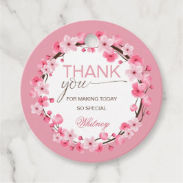 ベビー開花フローラさくらんぼブロッサム フェイバータグ