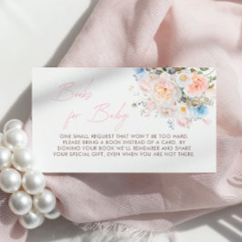 ベビー開花フローラピンクブックベビー エンクロージャーカード