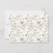 ベビー開花フローラベビーシャワー サンキューカード (裏面)