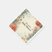 ベビー開花フローラ山花 スタンダードカクテルナプキン (角)