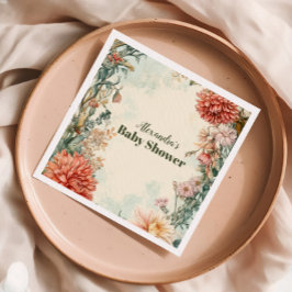 ベビー開花フローラ山花 スタンダードカクテルナプキン