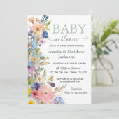 ベビー開花フローラ野草男女兼用 招待状 (スタンド正面)