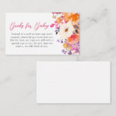 ベビー開花ブライトフローラブックスベビー エンクロージャーカード (正面/裏面)