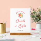 ベビー開花ベビーシャワーカード&ギフトサイン アクリルサイン (ウェディング)