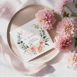 ベビー開花ベビーシャワーナプキンとデコレーション スタンダードカクテルナプキン