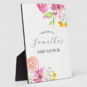 ベビー開花ベビーシャワーフローラデコール フォトプラーク (側面)