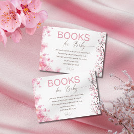 ベビー開花ベビーシャワーブックベビーカード エンクロージャーカード