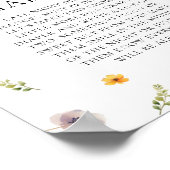 ベビー開花ベビーシャワー深夜おむつゲーム ポスター (角)