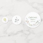 ベビー開花ベビーシャワー男女兼用 コンフェッティ (正面)