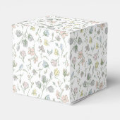 ベビー開花ベビーシャワー男女兼用 フェイバーボックス (裏面サイド)