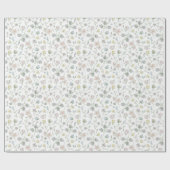 ベビー開花ベビーシャワー男女兼用 ラッピングペーパー (フラット)