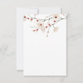 ベビー開花ベビーシャワー サンキューカード (裏面)