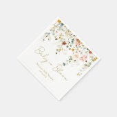 ベビー開花ベビーシャワー スタンダードカクテルナプキン (角)