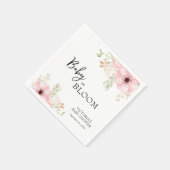 ベビー開花ベビーシャワー スタンダードカクテルナプキン (角)