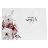 ベビー開花ベビーシャワー ラージペーパーバッグ (正面)