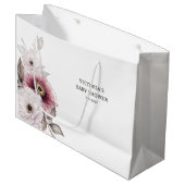 ベビー開花ベビーシャワー ラージペーパーバッグ (正面アングル)