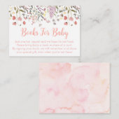 ベビー開花ボホワイルドフラワーベビーブックリクエスト エンクロージャーカード (正面/裏面)