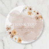 ベビー開花メッセージカード フェイバータグ (正面)