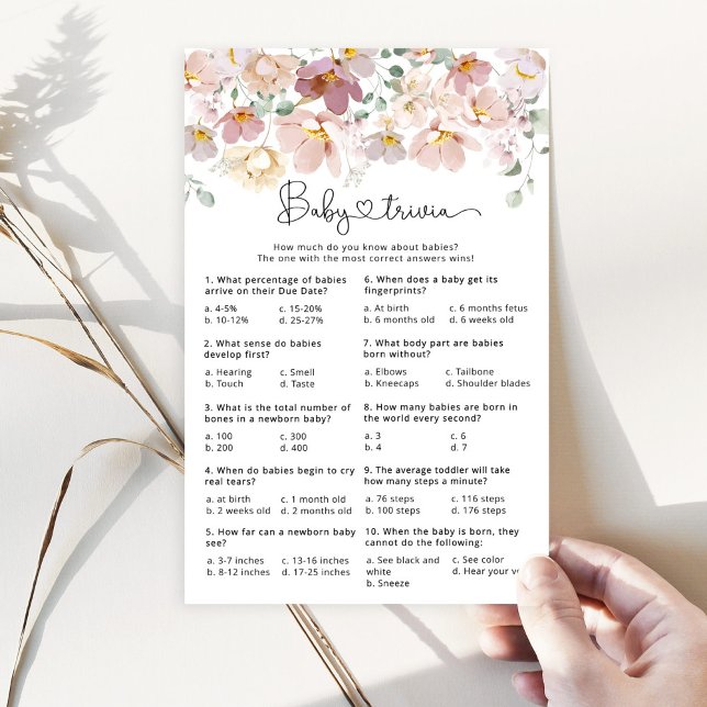 ベビー開花ワイルドフラワーベビートリビアゲーム (クリエイターアップロード済み)