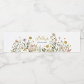 ベビー開花ワイルドフラワー春 ペットボトルラベル (シングルラベル)