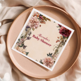 ベビー開花ワイルドフラワー スタンダードカクテルナプキン