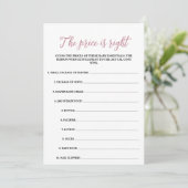 ベビー開花価格は正しいゲーム プログラム (スタンド正面)