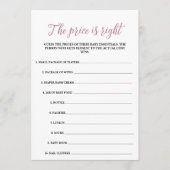 ベビー開花価格は正しいゲーム プログラム (正面)