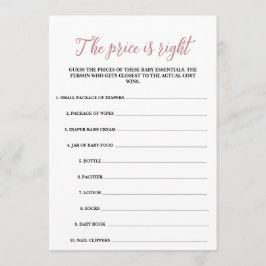 ベビー開花価格は正しいゲーム プログラム