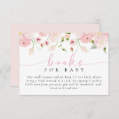 ベビー開花内ベビー収納用ベビーシャワー本 エンクロージャーカード (正面/裏面)