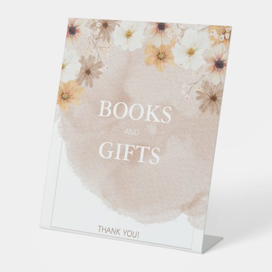 ベビー開花台座贈呈サイン 台座サイン (正面)