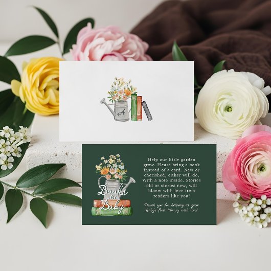 ベビー開花図書ベビー夏フローラ園 エンクロージャーカード