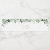 ベビー開花多肉乳児シャワー ペットボトルラベル (シングルラベル)