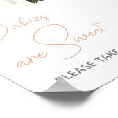 ベビー開花多肉質ベビーは甘い ポスター (角)