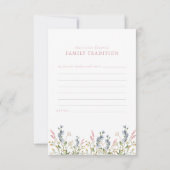 ベビー開花山花ベビー予測ゲーム ノートカード (裏面)