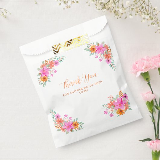 ベビー開花明るい夏のフローラシャワー フェイバーバッグ (封をした状態)